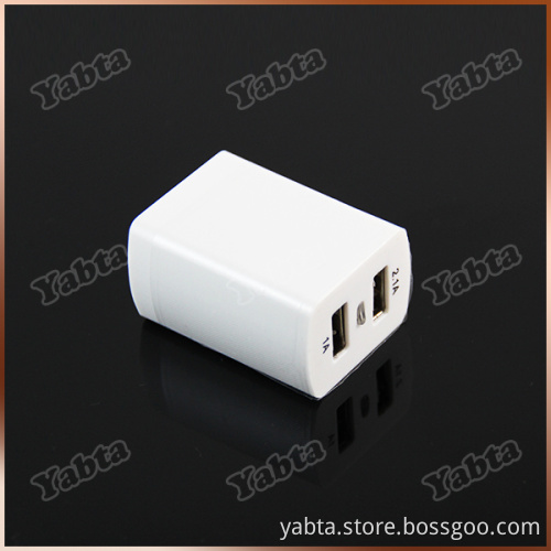 5V 2A Dual USB Universal Cell Phone Charger White